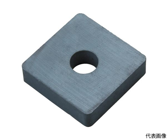 フェライト磁石 角形・穴あり 40mmX25mmX5.2mm 1個入