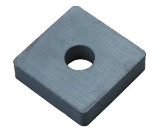 フェライト磁石 角形・穴あり 40mmX40mmX10mm 10個入