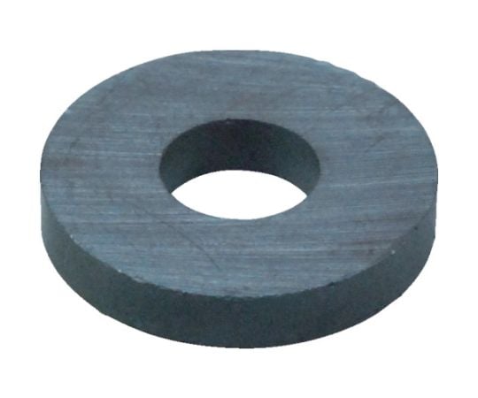 丸形 穴あり 異方性フェライト磁石 2個入り1パック 17.5×3×7