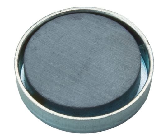 キャップ付フェライト磁石 丸形 外径23.5mmX厚み5mm10個入