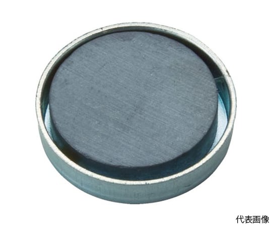 キャップ付フェライト磁石 丸形 外径28.8mmX厚み5.6mm10個入