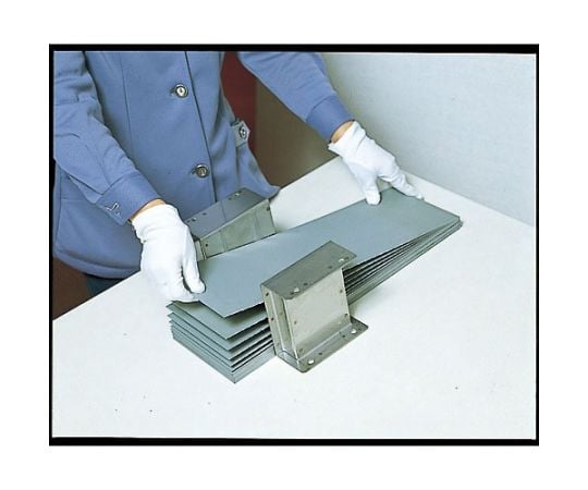 61-1845-83 磁選用品 マグネットフローター鉄板分離器 幅210mm×奥行