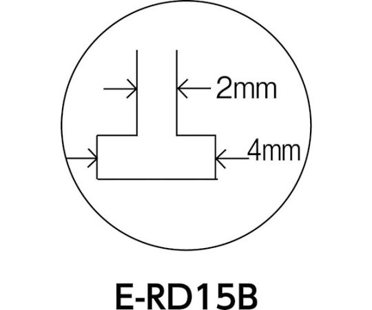 ［取扱停止］リサーチゲージ　穴ぐら150mm　E-RD15B