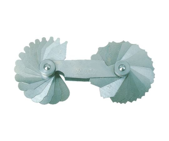 ラジアスゲージ　測定範囲1.0～7.0　34枚組