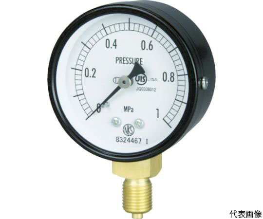 普通形圧力計 A枠立型 Φ60最小目盛0.005 AA10-121-0.16MP
