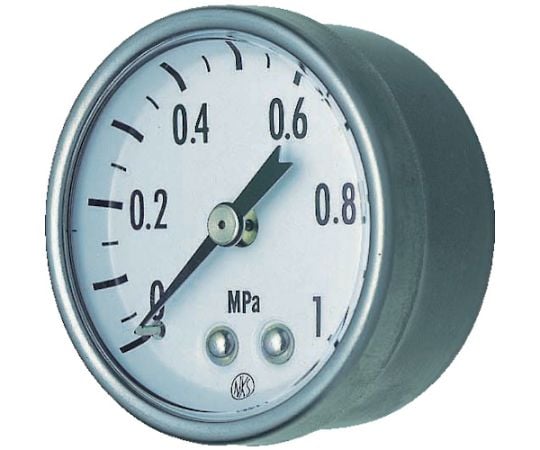 小型圧力計　圧力レンジ（MPa）：0～0.1