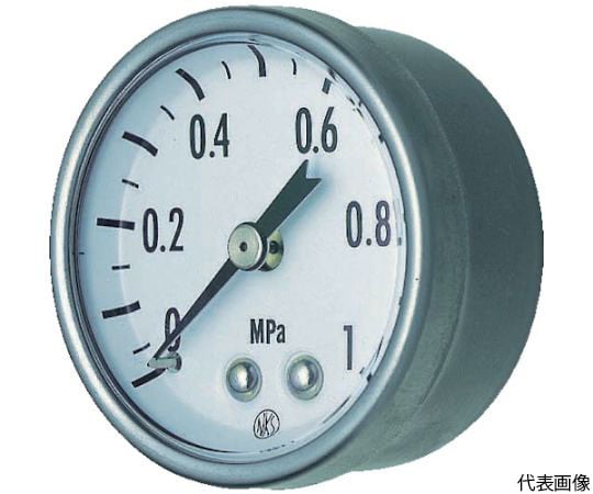 小型圧力計　圧力レンジ（MPa）：0～0.4