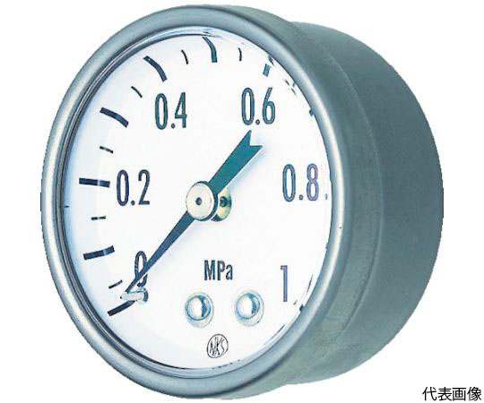 小型圧力計　圧力レンジ（MPa）：0～2.0