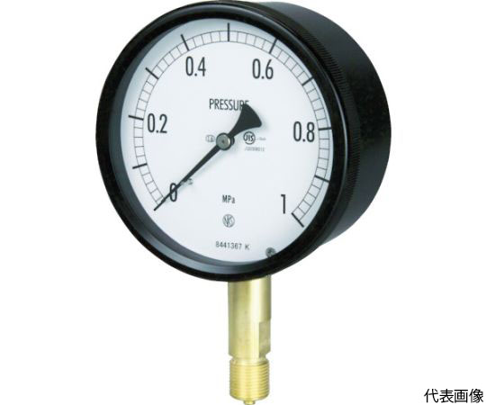 密閉形圧力計　A枠立型　Φ100　最小目盛0.020