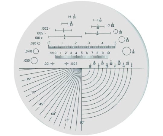 スケールルーペ（目盛付） 【AXEL】 アズワン