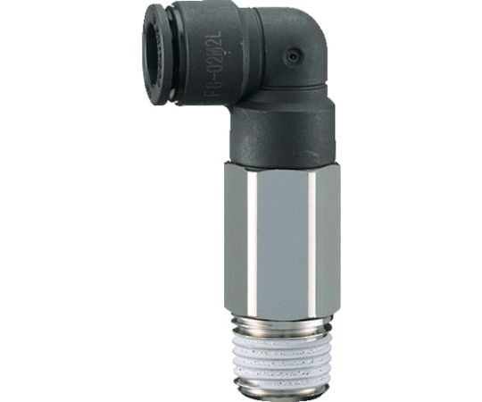 チューブ継手 ファイブロングメイルエルボ 8mm・R1/4