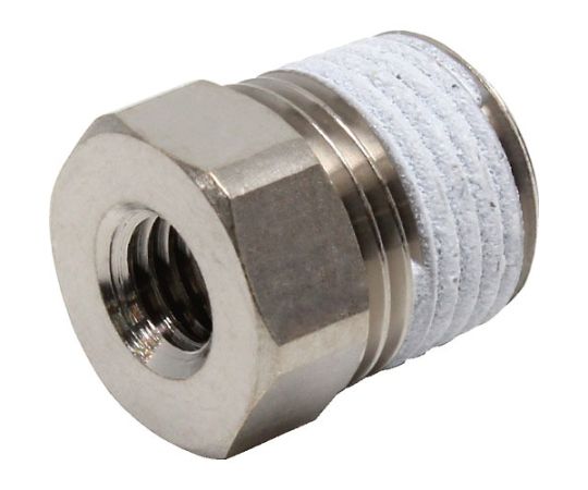 チューブフィッティング 延長継手ブッシュ おねじR1/8 めねじM5×0.8