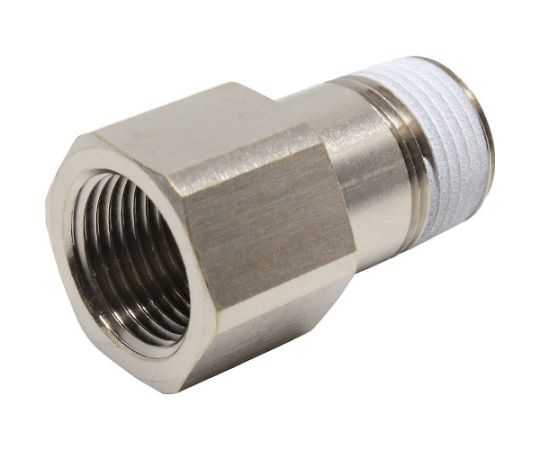 チューブフィッティング 延長継手ブッシュ おねじR3/8 めねじRc3/8