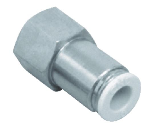 チューブ継手 ニュージョイント ストレートタイプ 適合チューブ外径10mm 接続口径Rc3/8