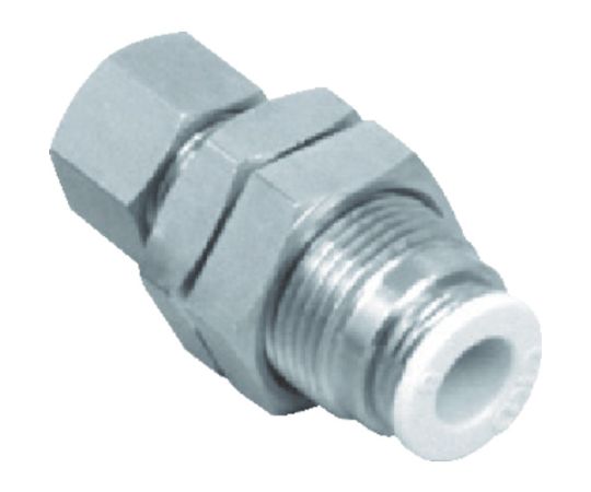 チューブ継手 ニュージョイント 対締付ジョイント用 バルクヘッド 適合チューブ外径12mm