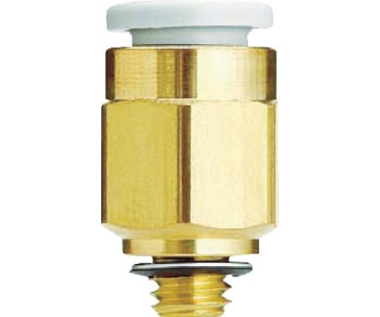 ワンタッチ管継手　ハーフユニオン　4mm・M5X0.8