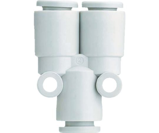 ワンタッチ管継手 異径ユニオンワイ 10mm/12mm