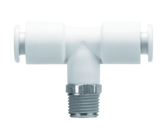 難燃性FRワンタッチ管継手　両口チーズユニオン　6mm・1/4