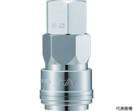 ワンタッチカップリング AT型 鉄スリーブ オネジ取付用 R3/8