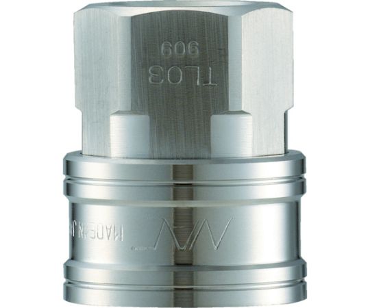 クイックカップリング TL型 ステンレス製 オネジ取付用ソケット R1/8