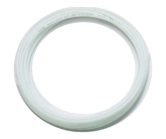 ポリウレタンチューブ　8X5.0mm　10m巻　ホワイト