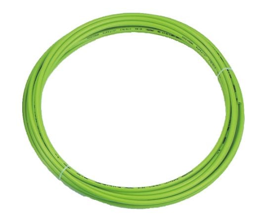 ポリウレタンチューブ　10X6.5mm　10m巻　ライトグリーン