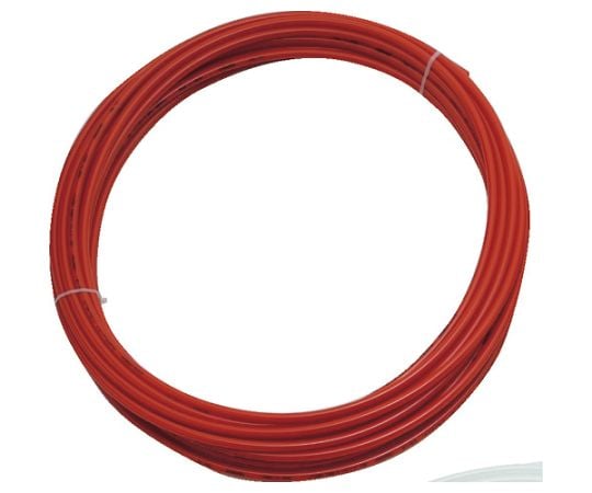 ポリウレタンチューブ　12X8.0mm　10m巻　レッド