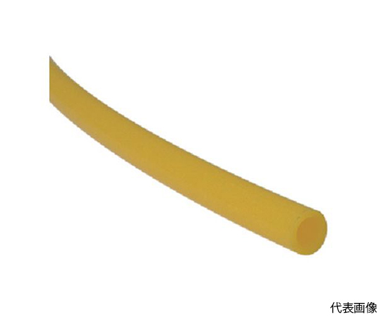 ポリウレタンチューブ TEタッチチューブ 6mm/100m 黄