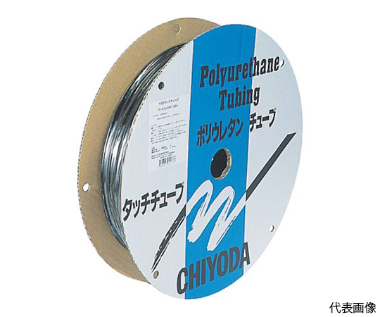 ポリウレタンチューブ TEタッチチュ-ブ 6mm/100m オレンジ