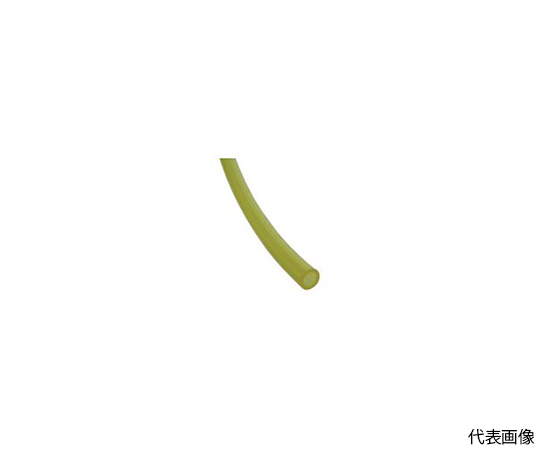 ポリウレタンチューブ TEタッチチューブ 12mm/100m クリアイエロー