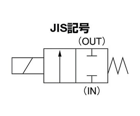 取扱を終了した商品です］流体制御用直動形2ポートバルブ WV121S222NV