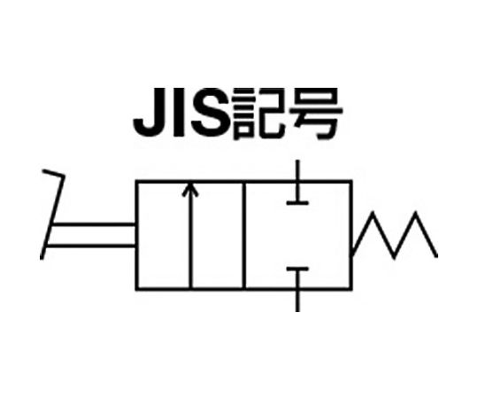 61-1966-84 切替弁（足踏み式） エアージェットフットバルブ エアー