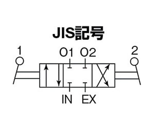 手動切替弁10A側面配管　BN-4H41CXA-10