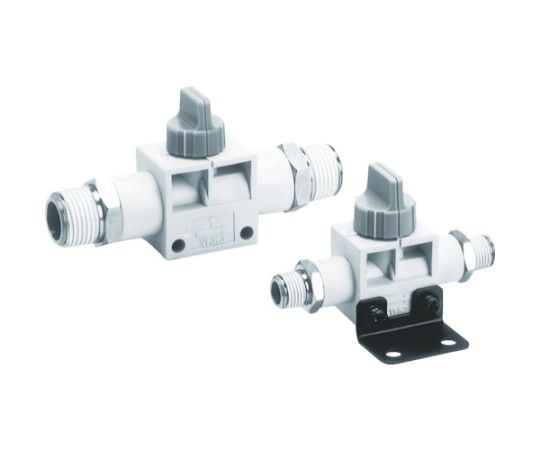 フィンガバルブ（2ポート）接続口径R1/8×RM5