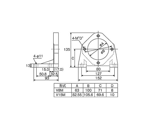 取扱を終了した商品です］ピストンポンプ用フート V70M10 61-1979-35