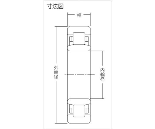 取扱を終了した商品です］D シリンドリカル 内輪径65mm 外輪径140mm 幅