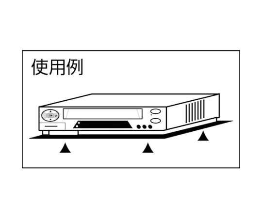 ゴム板　2×100×100mm　KGR-2100