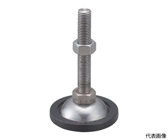 アジャスターボルト M16×150 ステンレス 600kgfタイプ 台座部樹脂カバー付