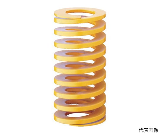 強力ばね（軽小荷重）外径50　自由長100　たわみ50