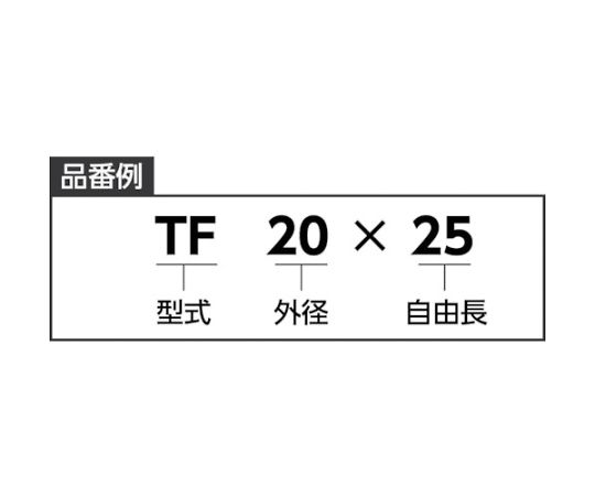 61-2065-82 強力ばね（重荷重）外径50 自由長70 たわみ16.8