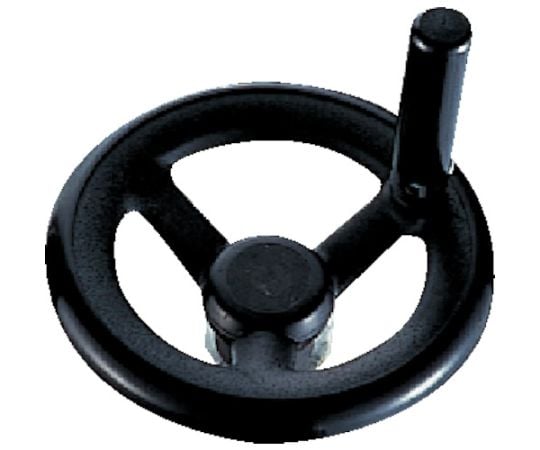 丸リム型エンプラハンドル車（回転握り付き）250