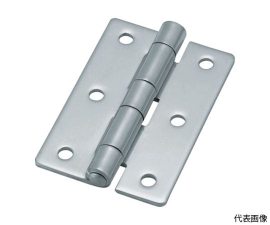 ステンレス製平型蝶番　全長75mm　（1個=1袋）