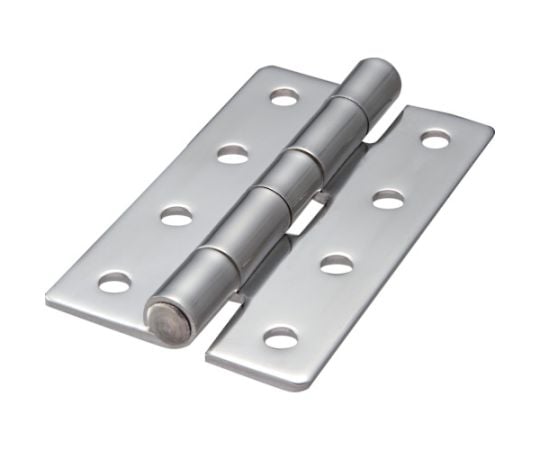 ステンレス製平型蝶番　全長100mm　（1個=1袋）