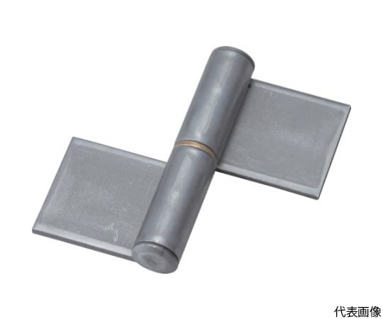スチール製特厚溶接旗蝶番　右用　全長127mm　（2個入）