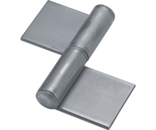 スチール製特厚溶接旗蝶番　左用　全長102mm　（4個入）