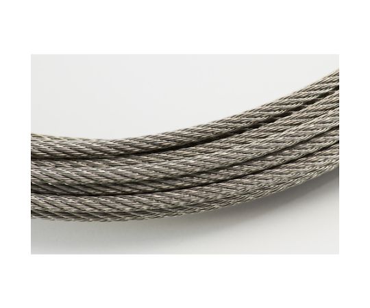 61-2101-24 ステンレスワイヤロープ Φ3.0mmX10m CWS-3S10 【AXEL