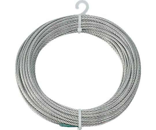 61-2101-31 ステンレスワイヤロープ Φ4.0mmX20m CWS-4S20 【AXEL