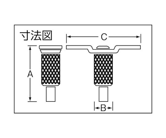 ディスプレイパーツフック　BYP-20F-6　（1個=1PK）　Y-236