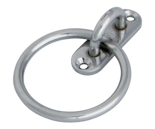 アイプレート ステンレス パッドアイ丸カン 丸カン内径25mm 9mm×27mm