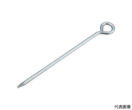 ロープ止め丸型6×250mm ユニクロ （100本入）